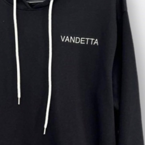 Vendetta Studios Women's Embroidered Black Patchwork Stars NWOT Size Medium - Picture 4 of 7